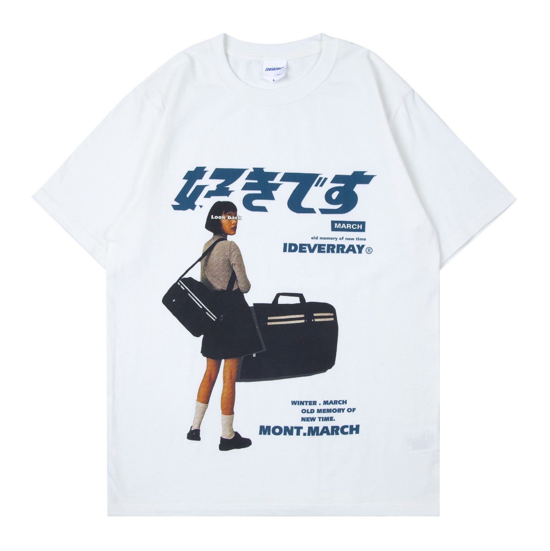 Loose Couple Character Printing Casual T-shirt Men And Women - Bellarte Enchanté Loose Couple Character Printing Casual T-shirt Men And Women